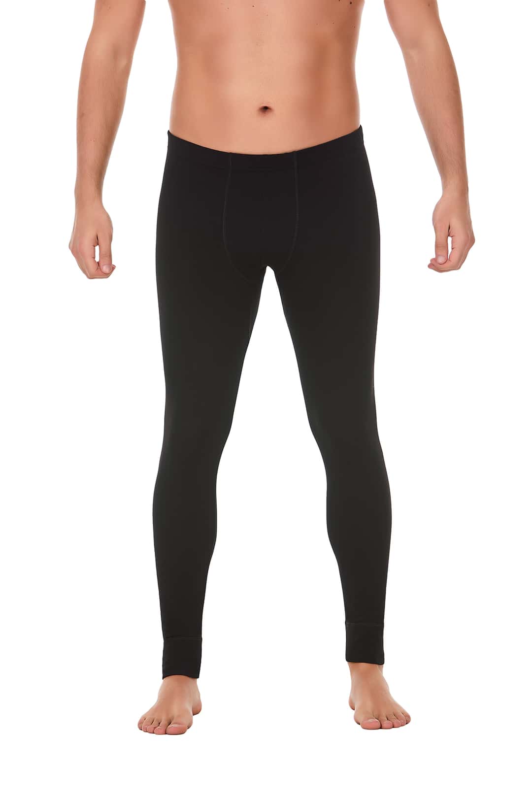 Yıldız Erkek Siyah Uzun Termal Alt İçlik