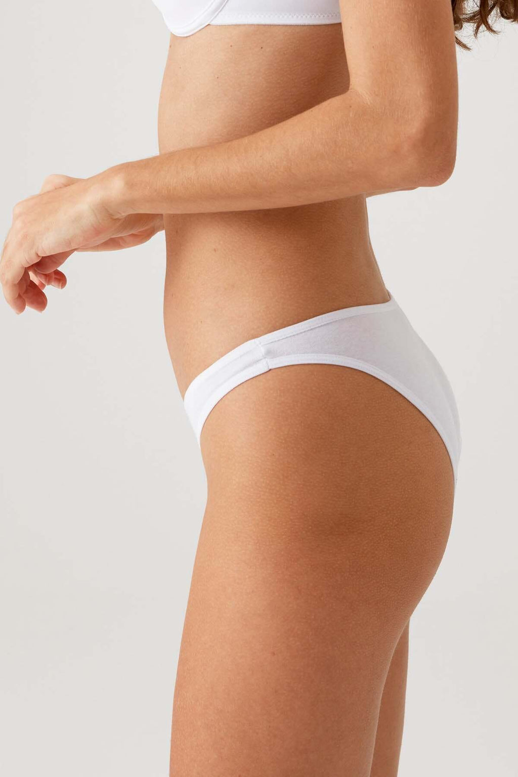 5'li Paket 2955 Pamuklu Basic Brief Normal Bel