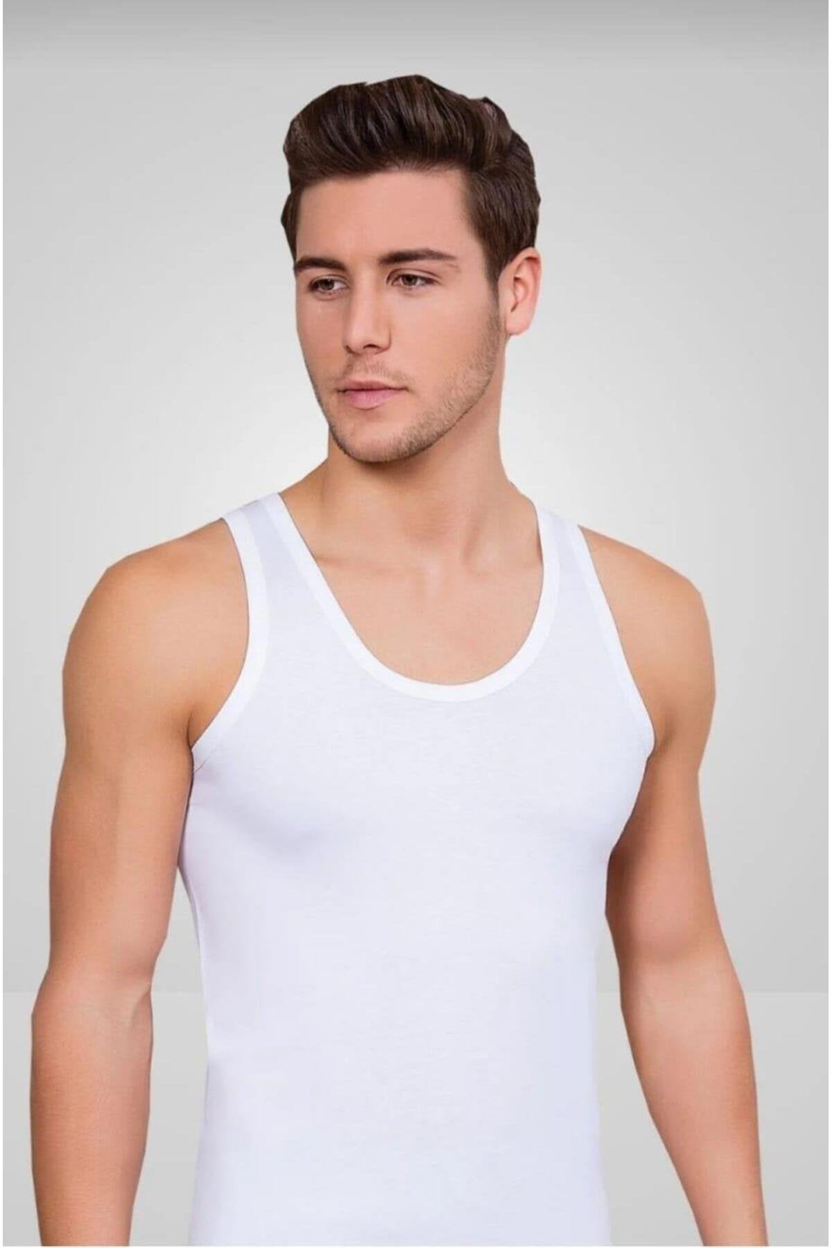 3 Adet Erkek Likralı Süprem Rambo Atlet 1029 -