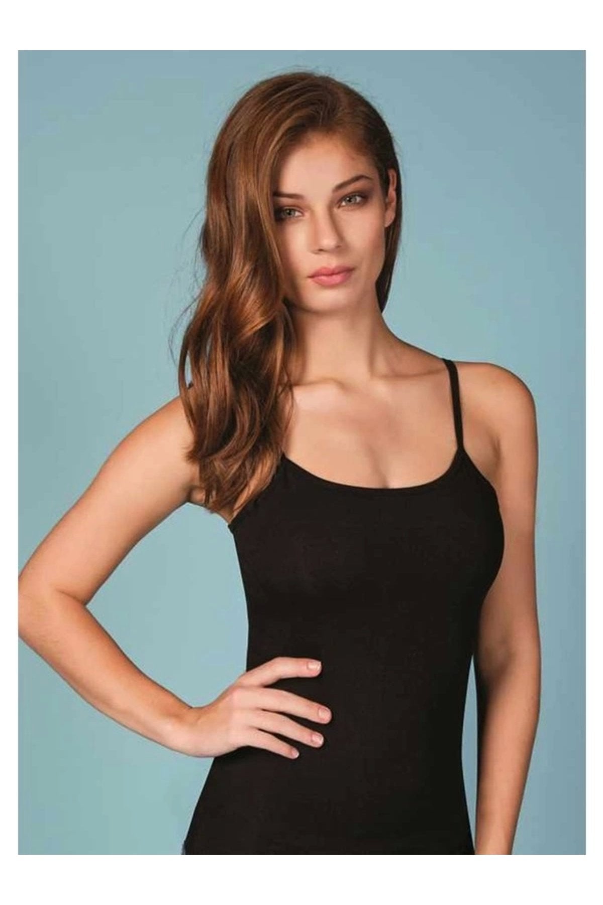 2128 BİYELİ İP ASKI ELASTAN ATLET TEN