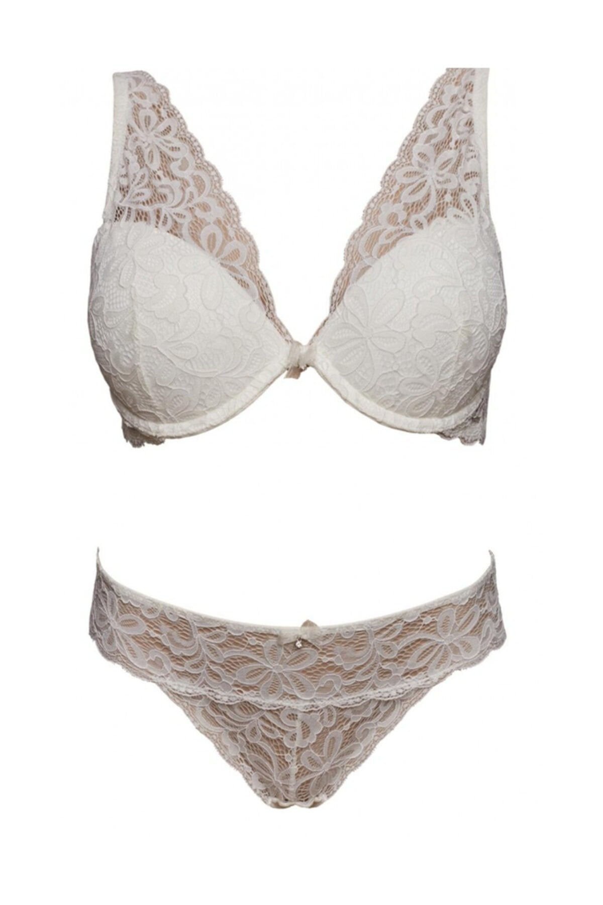 Kadın Bordo Soft Dolgulu Sütyen Takım 4617