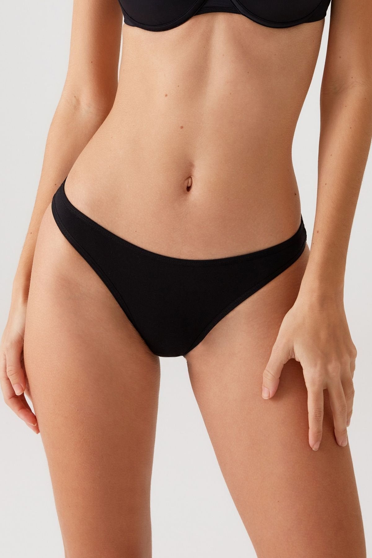 5'li Paket 2955 Pamuklu Basic Brief Normal Bel