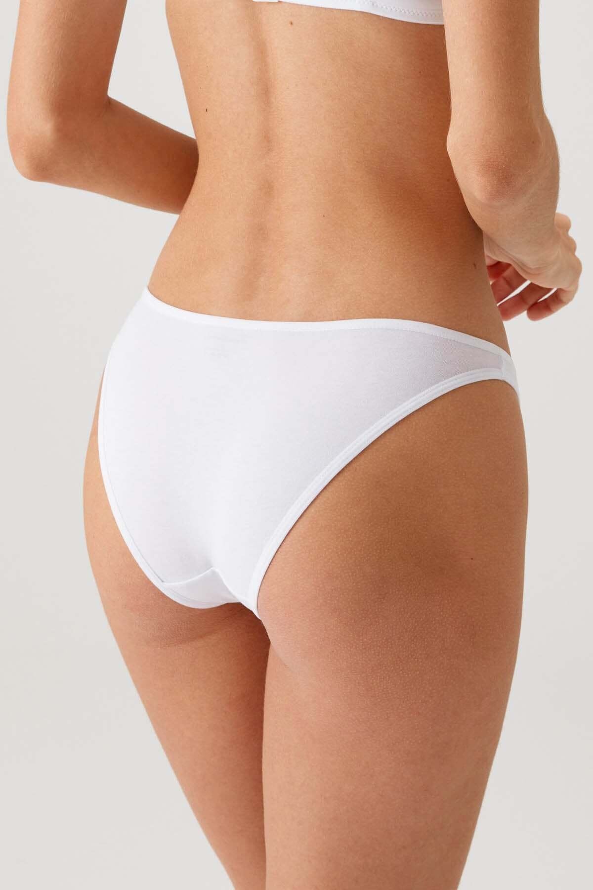 5'li Paket 2955 Pamuklu Basic Brief Normal Bel