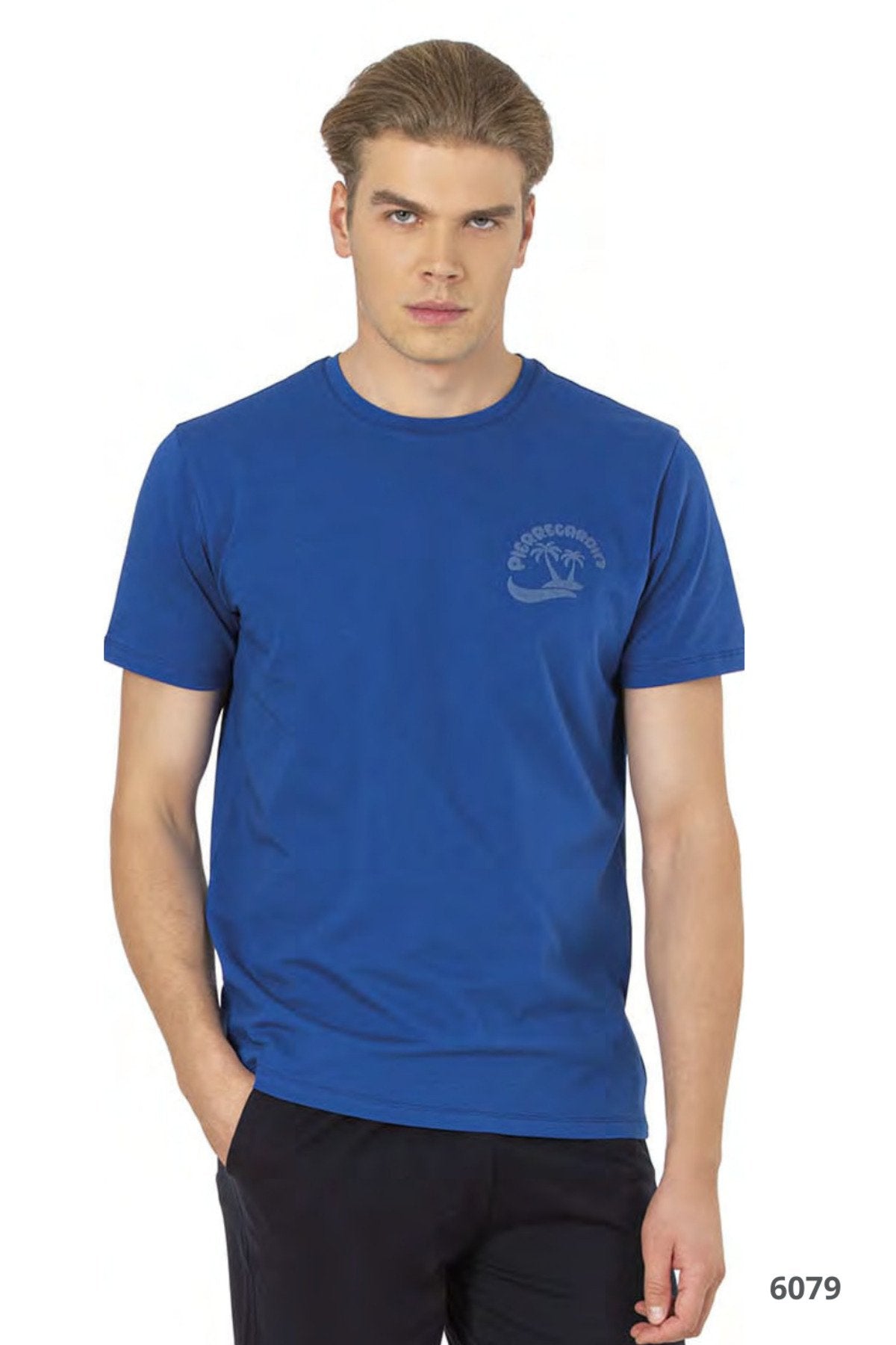 2025 İlkbahar-Yaz Erkek Kısa Kollu Ev giyim Pijama Takımı CH.PC.01.60.79